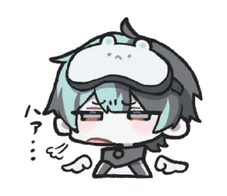 Sticker ꒰ ૮꒰ྀིゝ。∂ ྀི꒱ა꒱ @nkplz - 0