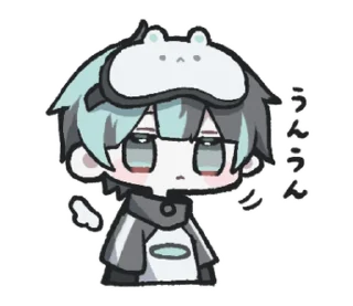 Sticker ꒰ ૮꒰ྀིゝ。∂ ྀི꒱ა꒱ @nkplz - 11