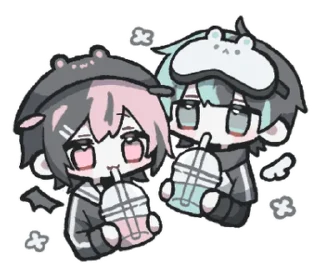 Sticker ꒰ ૮꒰ྀིゝ。∂ ྀི꒱ა꒱ @nkplz - 7