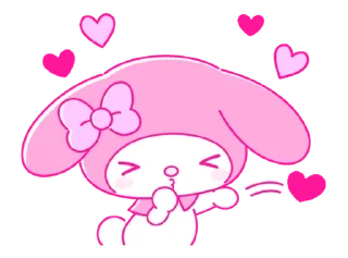 Sticker ꒰ ➤ my melody ֗ ♡  @nkplz ꒱ - 5