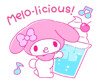 Sticker ꒰ ➤ my melody ֗ ♡  @nkplz ꒱ - 11