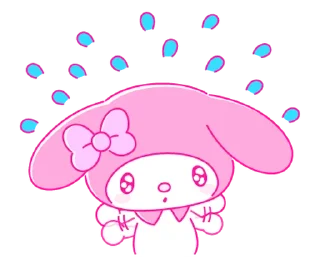 Sticker ꒰ ➤ my melody ֗ ♡  @nkplz ꒱ - 7