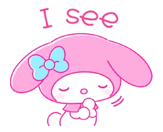 Sticker ꒰ ➤ my melody ֗ ♡  @nkplz ꒱ - 2