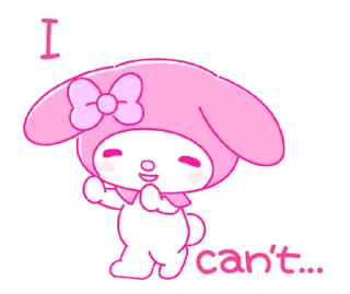 Sticker ꒰ ➤ my melody ֗ ♡  @nkplz ꒱ - 4