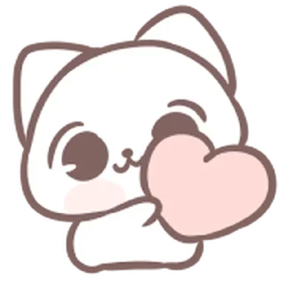 Sticker ꒰ ➤  котенш 4 💞 @nkplz ꒱ - 6