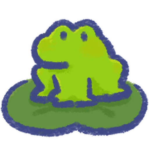 Стикер ꒰ ➤ 🐸 ֗ ♡ @nkplz ꒱ - 3