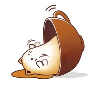 Sticker Sweet time Catppuccino @moe_sticker_bot - 3