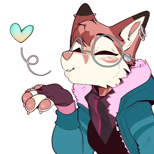 Sticker linefox - 1