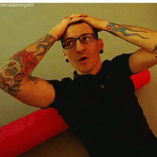 person human face wrist