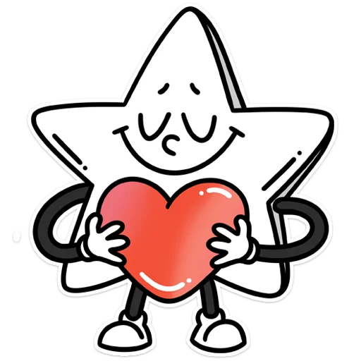 Sticker linkstars - 1