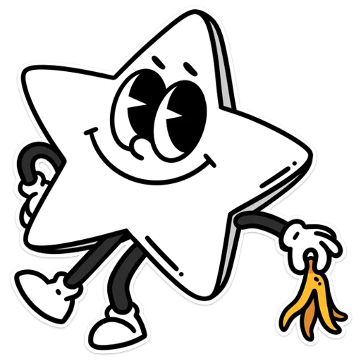 Sticker linkstars - 1