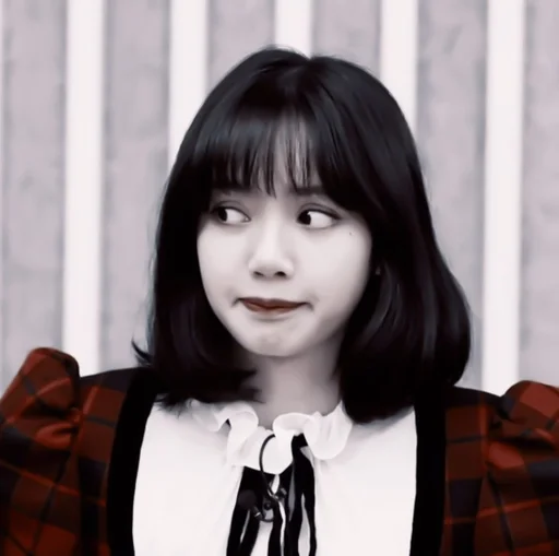 person human face bangs