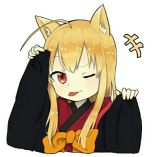 Маленька лисичка кіцуне - 