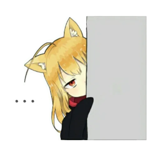 Sticker Маленька лисичка кіцуне - 1