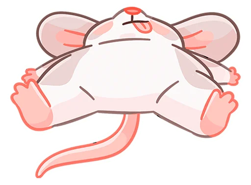 Sticker littlemousehugbeztexta - 1