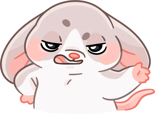 Sticker littlemousehugbeztexta - 1