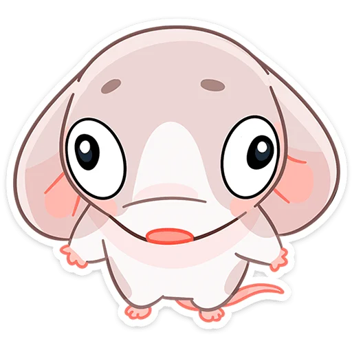 Sticker littlemousehugbeztexta - 1