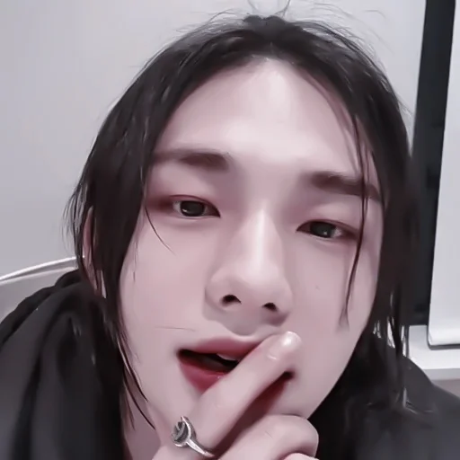 person human face lip