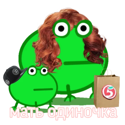 Sticker Лягушатник - 8