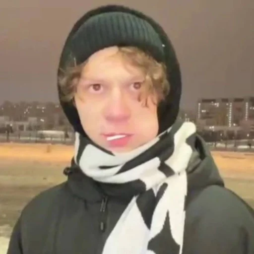 person clothing scarf