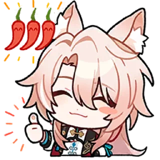 Sticker Стикерпак Лофу | @blednayaleaks_hsr - 1