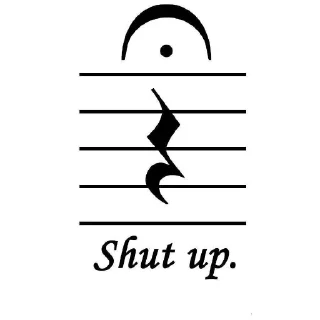 Sticker Пизда детачмопа - 6