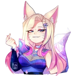 Стикер LOL cuties by @peach_artworld - 9