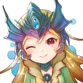 Стикер LOL cuties by @peach_artworld - 10