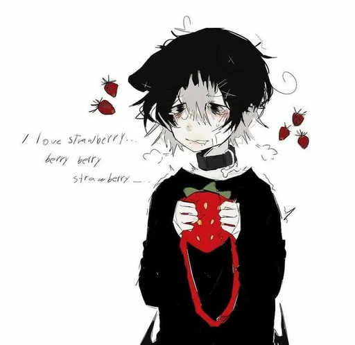 рисование аниме иллюстрация