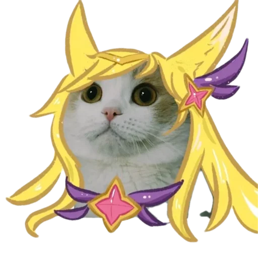 Sticker LOL meme cat @peach_artworld - 2