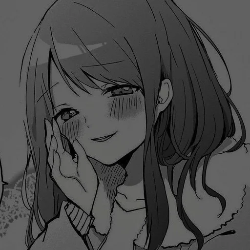 аниме иллюстрация эскиз