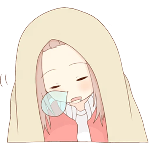 Ленивая тян @nyasticks - cartoon