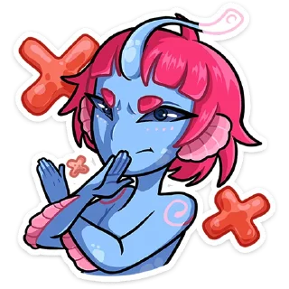 Sticker Лорелея от @TgSticker - 7
