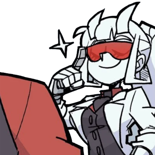 Стикер Лормастер | Helltaker - 7