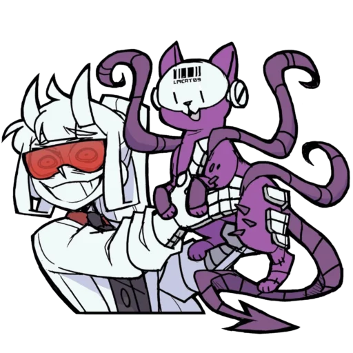 Стикер Лормастер | Helltaker - 6