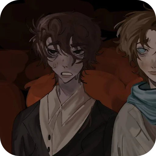 cartoon anime human face