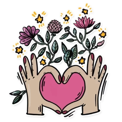 рисование клипарт цветок