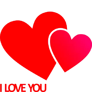 Стикер LOVE @stickersb2b - 6