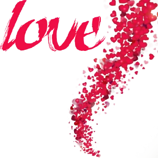 Стикер LOVE @stickersb2b - 5