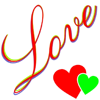 Стикер LOVE @stickersb2b - 10