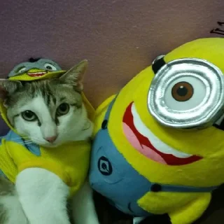 Стикер миньончики - 2