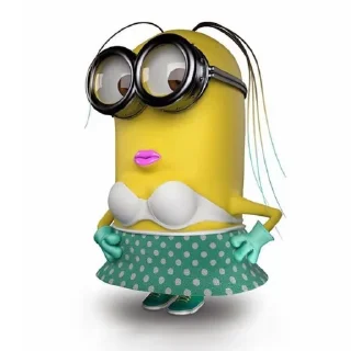 Стикер миньончики - 1