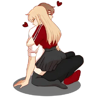 Sticker Любовь в воздухе 3 @Nyasticks - 6