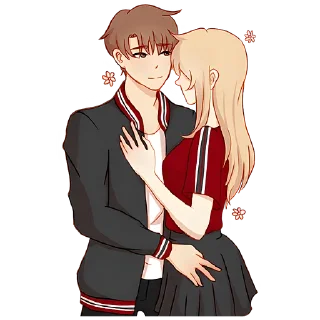 Sticker Любовь в воздухе 3 @Nyasticks - 0