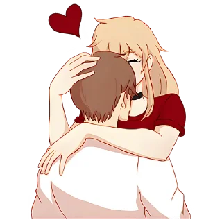 Sticker Любовь в воздухе 3 @Nyasticks - 7