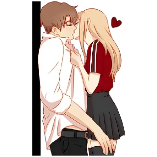 Sticker Любовь в воздухе 3 @Nyasticks - 11