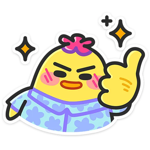 Sticker lucky_ducky_vk - 1