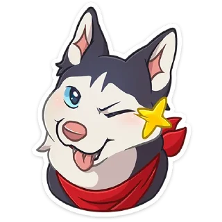 Стикер Лаки от @TgSticker - 3