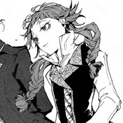 эскиз иллюстрация аниме