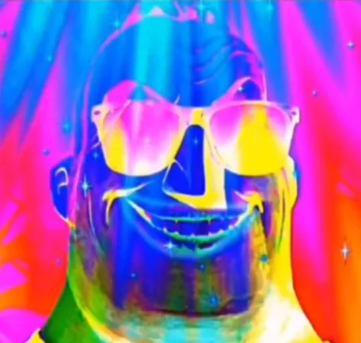 красочность искусство электрический синий